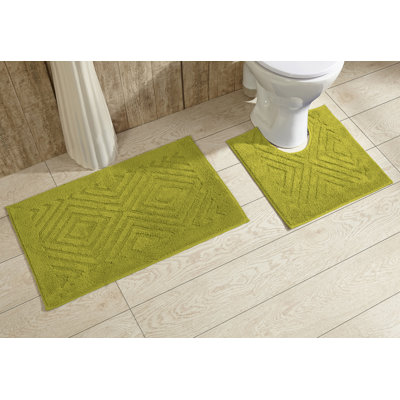 Ensemble de tapis de bain lavable à la machine 2 pièces Bro douceur