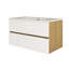 36 po  Meuble-lavabo mural 2 tiroirs-180384651