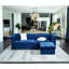 Canapé-lit modulaire en forme de L avec accoudoirs avec repose-pieds Asher-521606267
