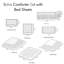 Twin Bedding - Coral Medallion Print Comforter With Sheets, Embroidered Shams, Filling, Machine Washable And , Elegant Bedroom Vibe