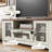 Farmhouse TV Stand for 55/65 Inch TV, Wood Entertainment Center with Acrylic Door Storage Cabinet, Adjustable Shelves, Sturdy TV Console Table for Living Room Bedroom-330634885