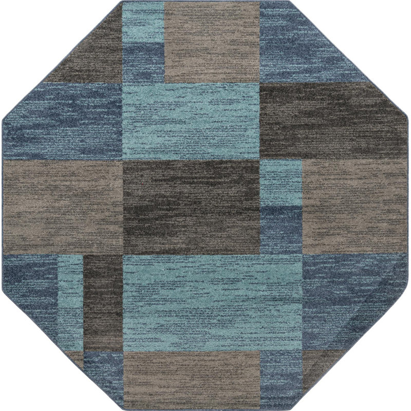 Eginhard Geometric Indoor Rug, Octagon 7'10"