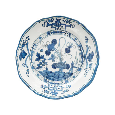 Assiette à salade 9 "Vida Faenza (blanc et bleu)