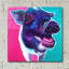 «Pig Sophie» par Dawg Painter sur plastique / acrylique-47575564