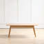 Table basse avec plateau central 100% bois massif