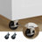 Rolling Kitchen Island with 2 Cabinets and 3-Position Adjustable Shelf, 35.4“ W x 15.3" D Storage Cart for Kitchen, Dining Room-1963753817