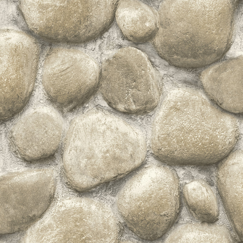 Papier peint adhésif Yellowstone Root Rocks Beige