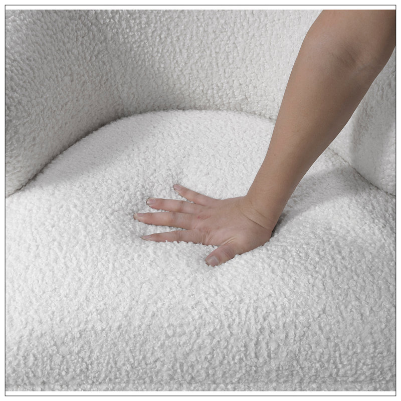 Chaise d'appoint confortable et de haute qualité pour les salons élégants, Beige