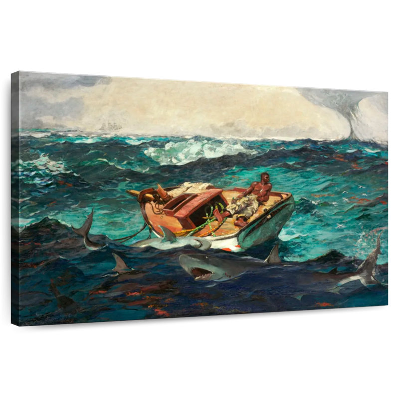 Leisha, le Gulf Stream 1899, H 16 po x l 24 po