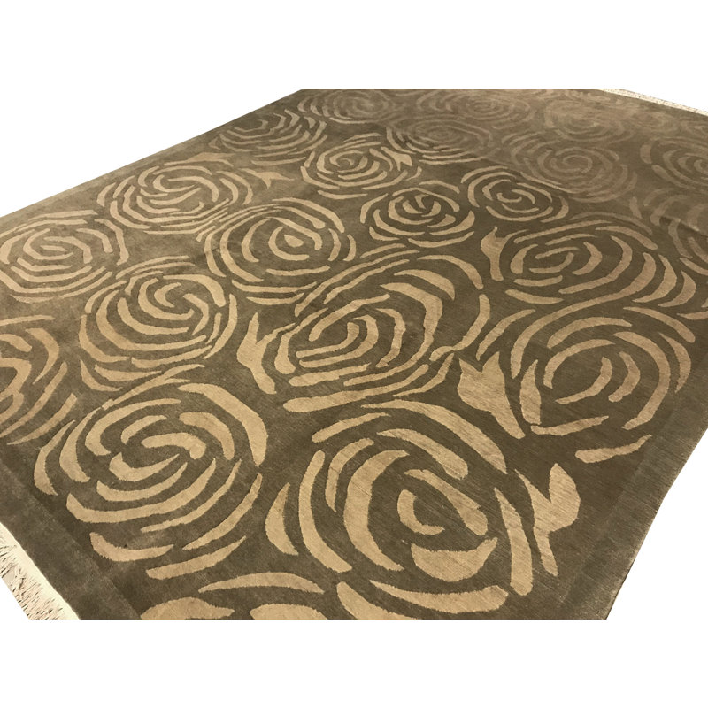 Tibetan Wool Abstract Indoor Rug