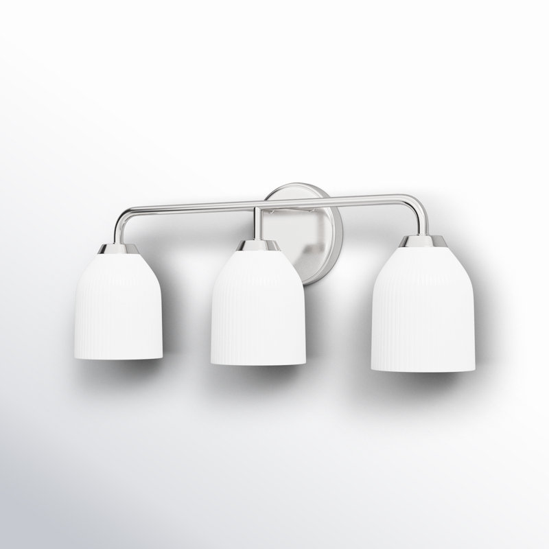 Sweeny 3 - Light Dimmable Bathroom Vanity Light, Brushed Nickel