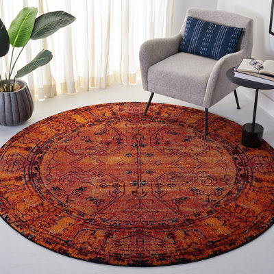 Tapis oriental orange Scheinuk