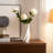 Modern Sculptural Porcelain Vase With Twisted Ribbed Texture And Contemporary Art-Inspired Design For Decorative Accent Display In Living Room Or Entryway Decor Styling-1125267551