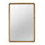 Miroir rectangulaire 24 po x 36 po en bois pour le hall d'entrée du salon - Décoration murale