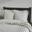  Taie décorative rayée 100% coton