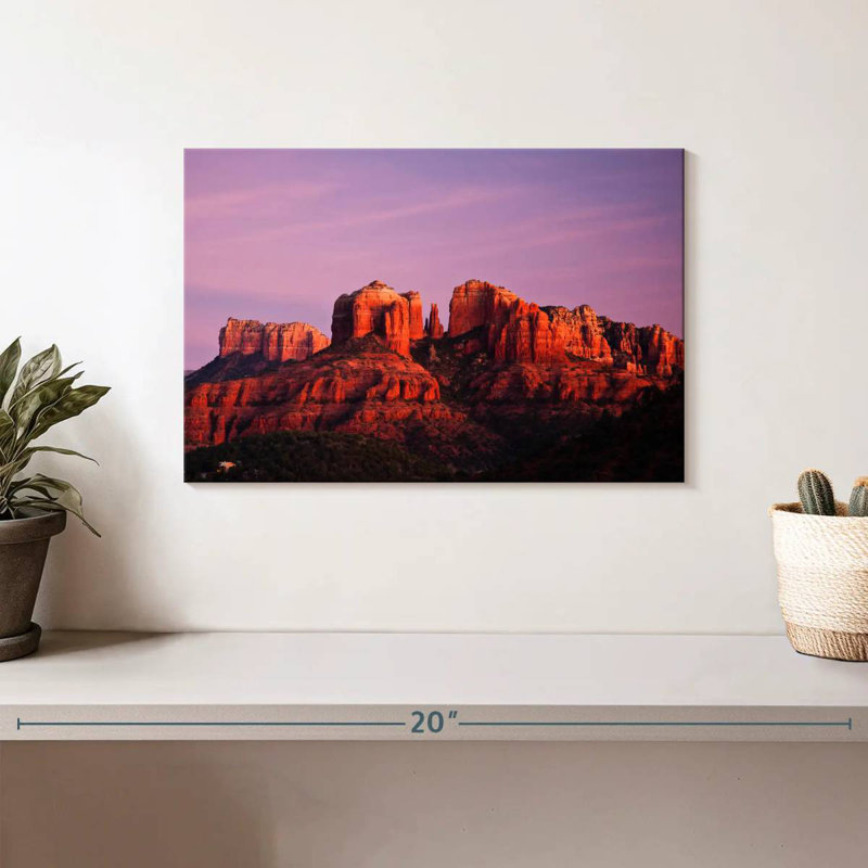Nicci Cathedral Rock Red Sunset, 8" H x 12" W