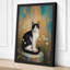 Contemplative Cat Boho 1 Piece Wrapped Canvas Wall Art-2104914700-2104914930