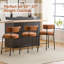 Tabouret 34,25 "H 34,25" avec dossier courbé-2024597762