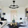 Ludovico 24" DIY Shape Adjustable Ceiling Fan with Lights Remote and APP Control