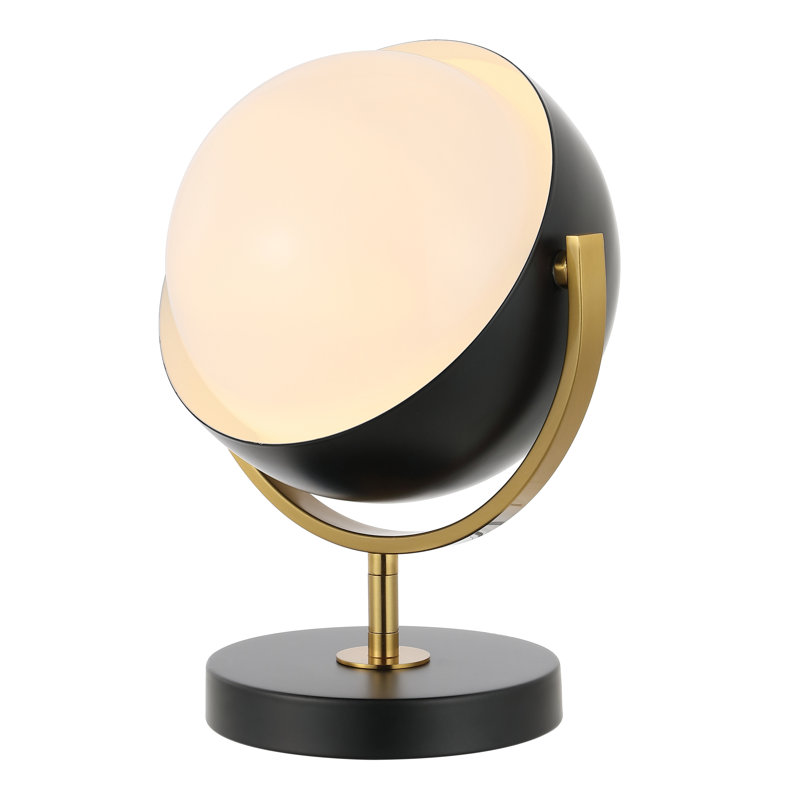 Sighild 12" Vintage Classic Metal/Acrylic Adjustable Orb LED Floor Spotlight