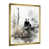 Cadre photo doré simple