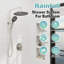 Ensemble de douche à barre ronde 2 jets avec douche à main 1,8 gallons par minute-107486639