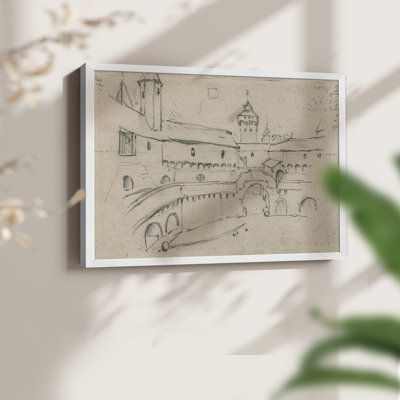 Croquis rétro, Lxxi, reproduction encadrée