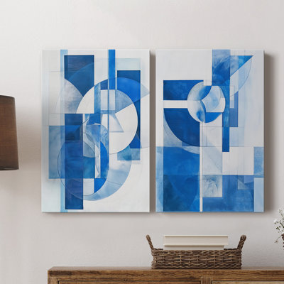 ABSTRACT Series Cxxi - Toile tendue avec châssis de qualité supérieure - Prêt à être accroché