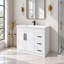 Ensemble de vanité de salle de bain de 91 cm avec lavabo intégré