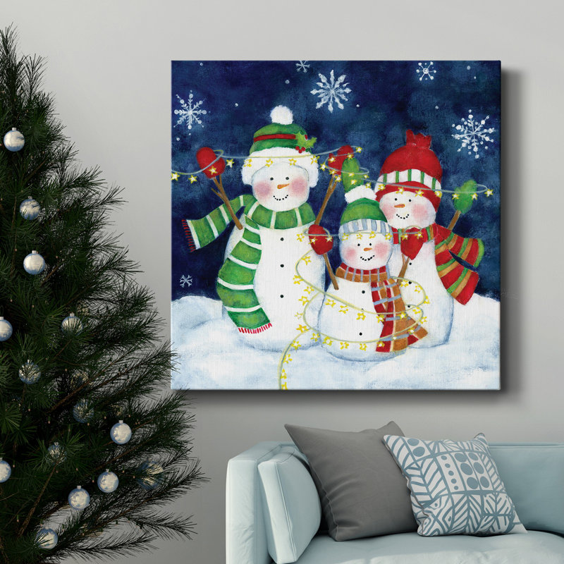 Toile tendue festive I-Premium Gallery - prête à être accrochée, H 10 po x l 10 po x P 1,5 po