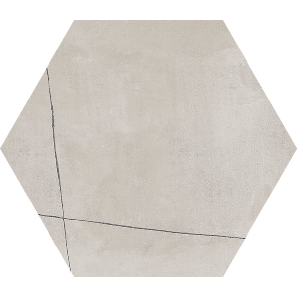 Whitney Kai Pearl 3D Hexagon 21x24 Porcelain Tile