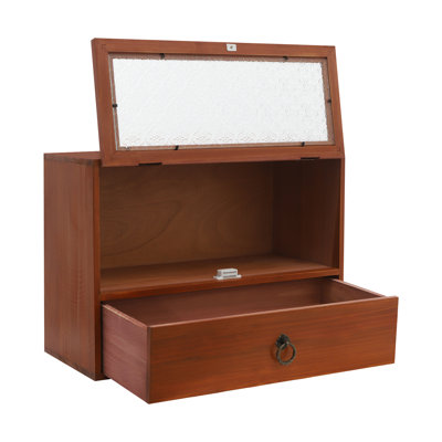 2-Tier Wooden Storage Cabinet