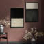Art mural encadré, rétro, antique, classique pour chambre à coucher - 24 po x 36 po x 2 panneaux-1232617844-1232617847