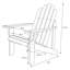 Chaise Adirondack en bois massif Grandview-1777615199