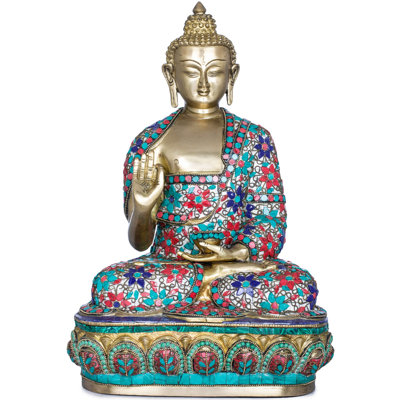 Bouddha dans un geste de prédication - Bouddhiste tibétain