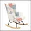 Chaise berçante avec repose-pieds-1131353829