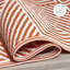 Tapis d'extérieur paille en plastique imperméable Jonikka orange brûlé-1412895062