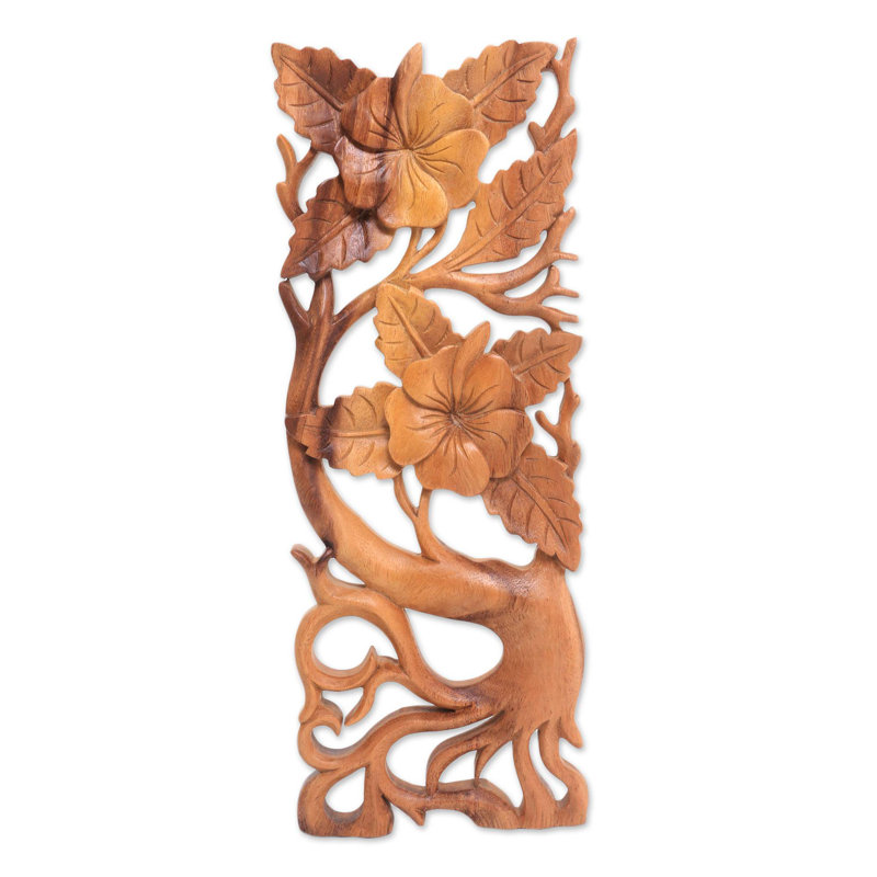 Panneau en relief Hibiscus