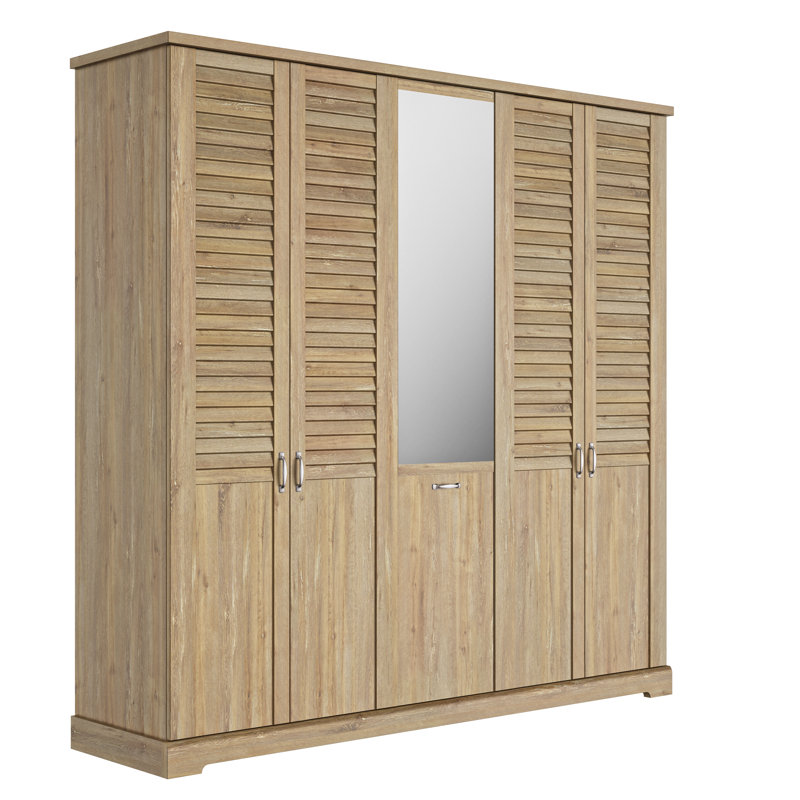 Roanoke 5 Door Manufactured Wood Wardrobe
