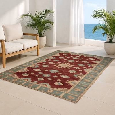 Tapis intérieur et extérieur brun Overdyed