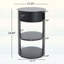 Round Side Table,End Table,for Modern and Space-Saving Design-428330577