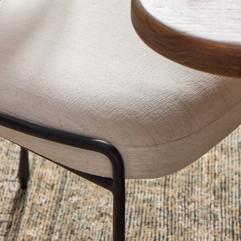 Nettie Dining Chair-Crypton Nomad Snow, Crypton Nomad Snow
