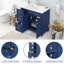 Ensemble de meuble-lavabo 36 "avec lavabo en résine-2030680905