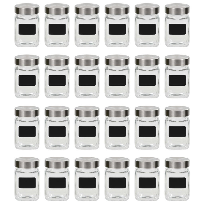 Glass Canister - Set of 24