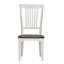 Chaise d'appoint à dossier en lattes Colburn