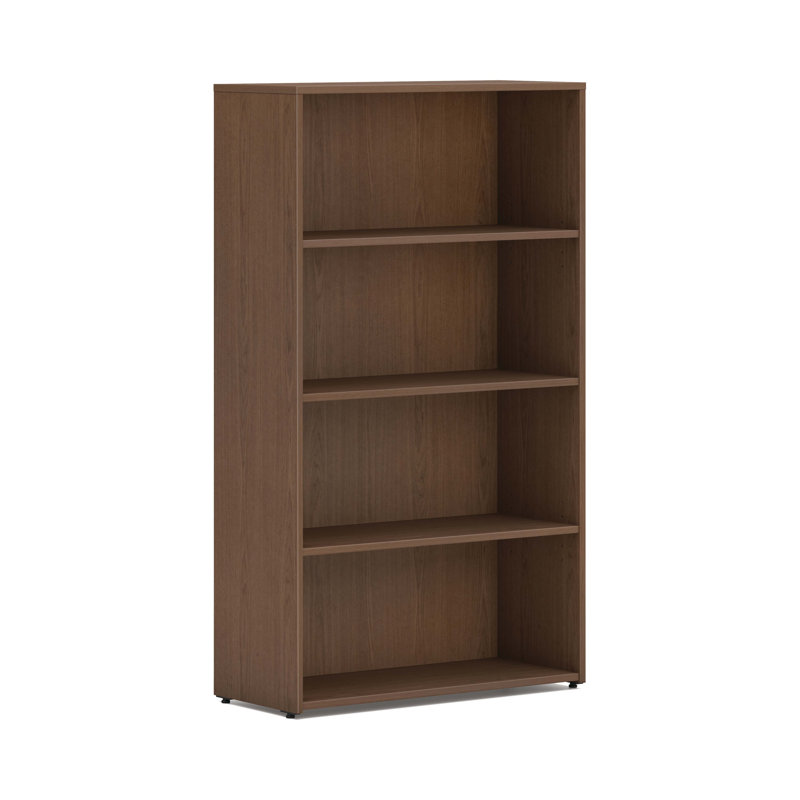 Bibliothèque HON MOD, 4 tablettes, l 30 po, noyer sépia, Noyer sépia