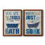 «Bubble Bath», ensemble de 2 encadrements d'art textuel sur toile-109573100-109573008