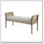 Banc décoratif de conception simple, confortable et durable, banc multifonctionnel