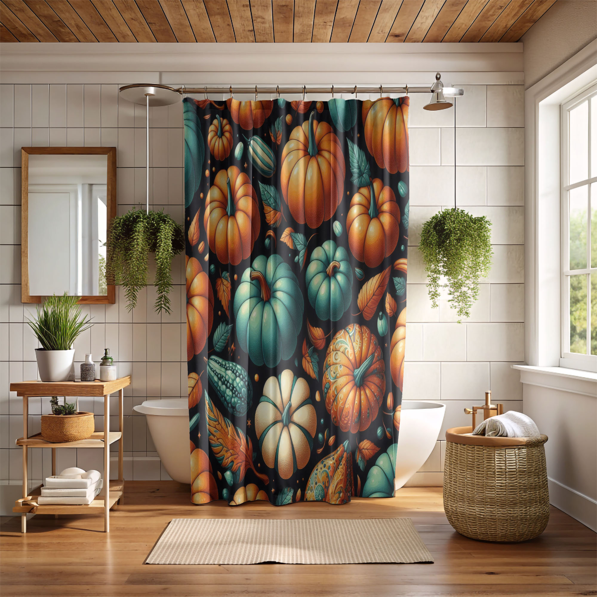 Harvest Bloom Shower Curtain NCU0DDK2577