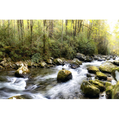 Riverside Panorama - Wrapped Canvas Art Prints